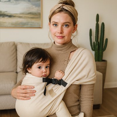 Echarpe de portage | Ajustable & Confortable - Mamanbebebynina