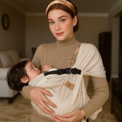 Echarpe de portage | Ajustable & Confortable - Mamanbebebynina