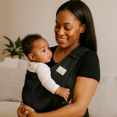 Echarpe de portage | Ajustable & Confortable - Mamanbebebynina