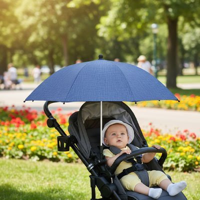 Ombrelle pour poussette | Protection UV Universelle - Mamanbebebynina
