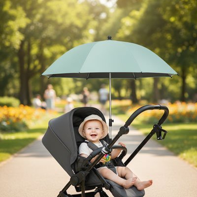 Ombrelle pour poussette | Protection UV Universelle - Mamanbebebynina