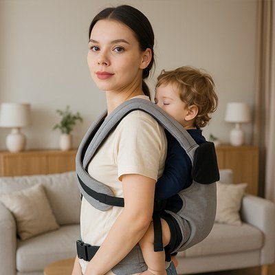 Porte bébé physiologique | Ergonomique - Mamanbebebynina