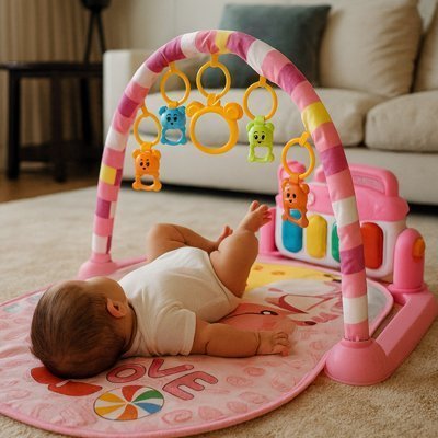 Tapis eveil bebe | Coloré Stimulant - Mamanbebebynina