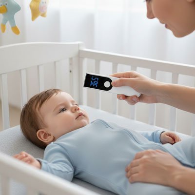 Thermomètre frontal | Précision Médicale - Mamanbebebynina